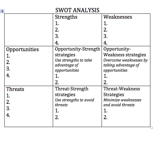 SWOT analysis